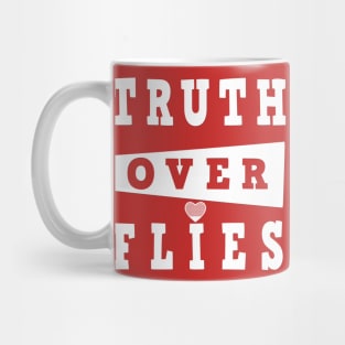 truth over flies, kamala pence debate Mug